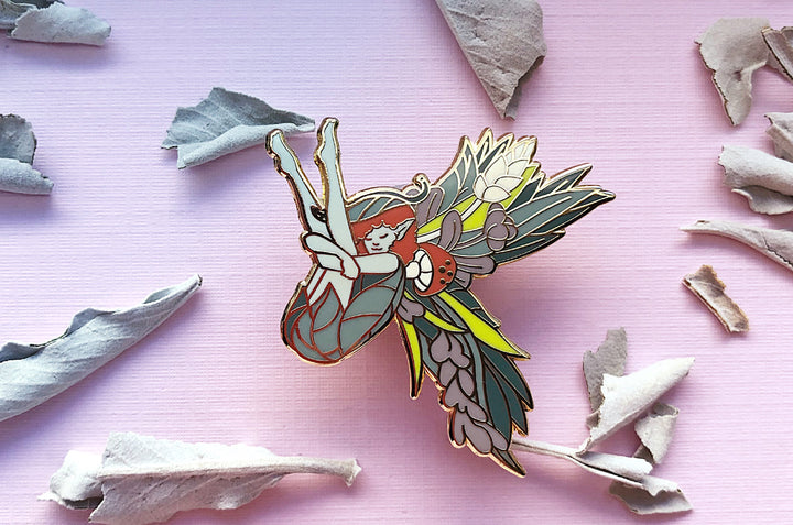 Stray Sod Fairy Enamel Pin