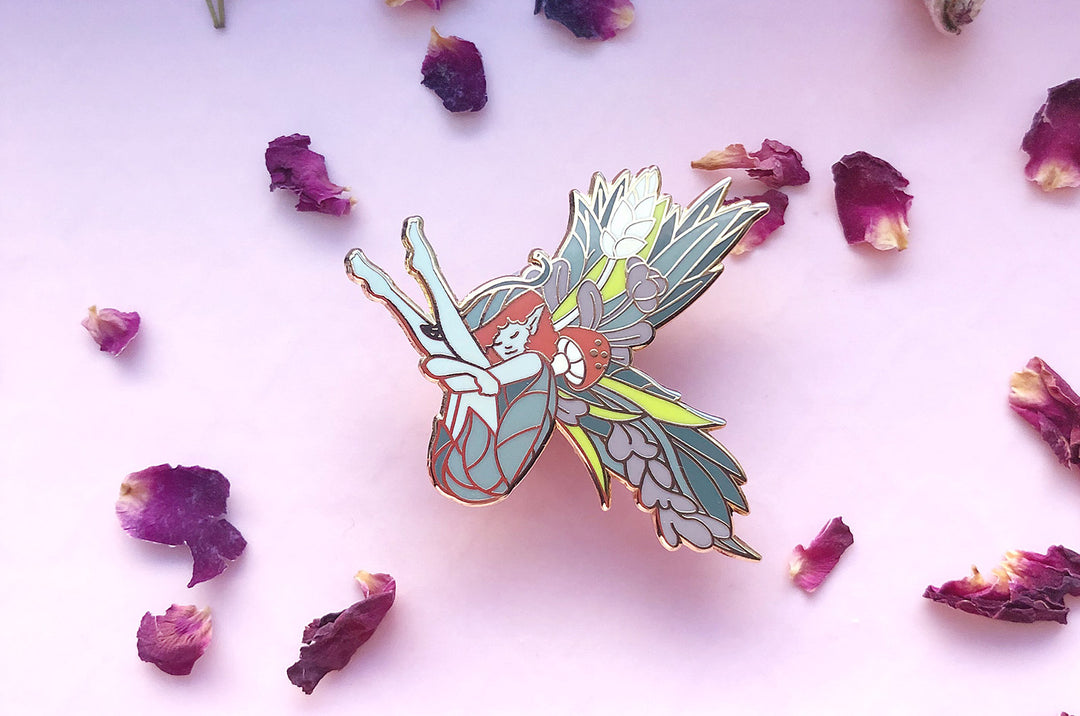 Stray Sod Fairy Enamel Pin