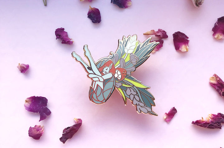 Stray Sod Fairy Enamel Pin