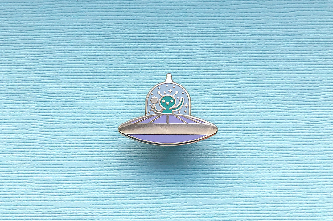 Tiny Alien Enamel Pin