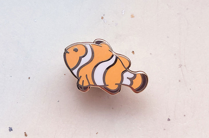 Tiny Clownfish Enamel Pin