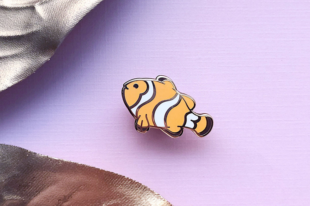 Tiny Clownfish Enamel Pin