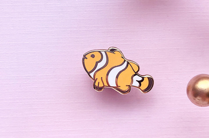 Tiny Clownfish Enamel Pin