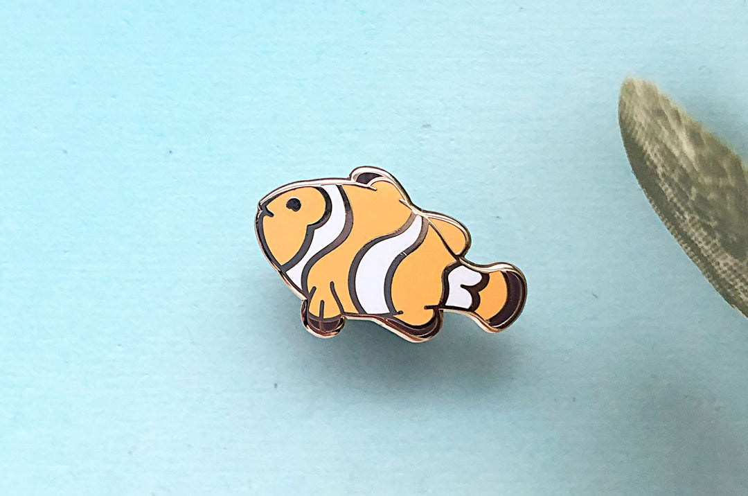 Tiny Clownfish Enamel Pin