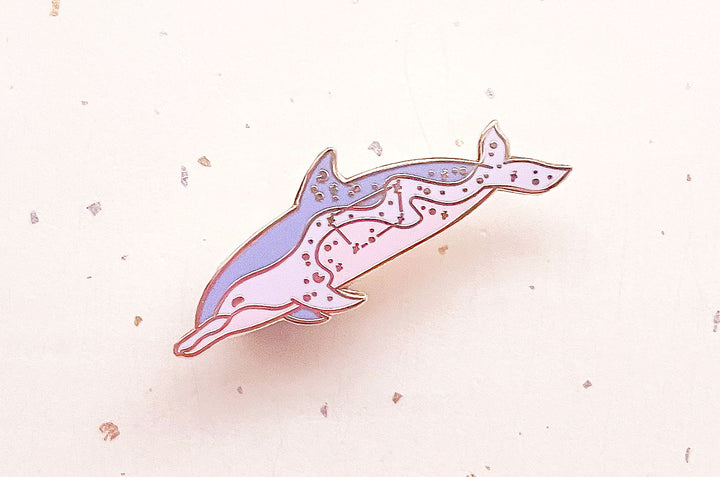 Norma Constellation Tucuxi Dolphin Enamel Pin