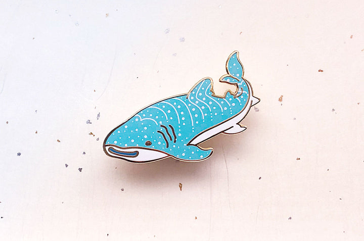 Happy Whale Shark Pin