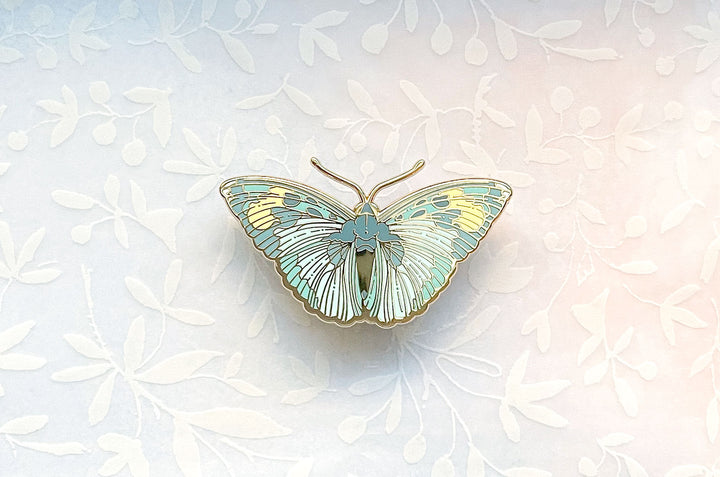 Widespread Forester Butterfly (Euphaedra medon) Enamel Pin