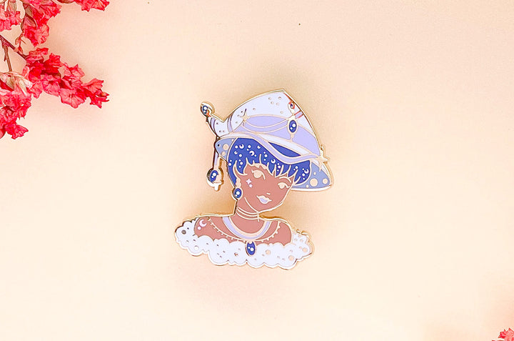 December Witch Tanzanite Enamel Pin