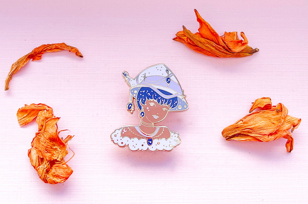 December Witch Tanzanite Enamel Pin